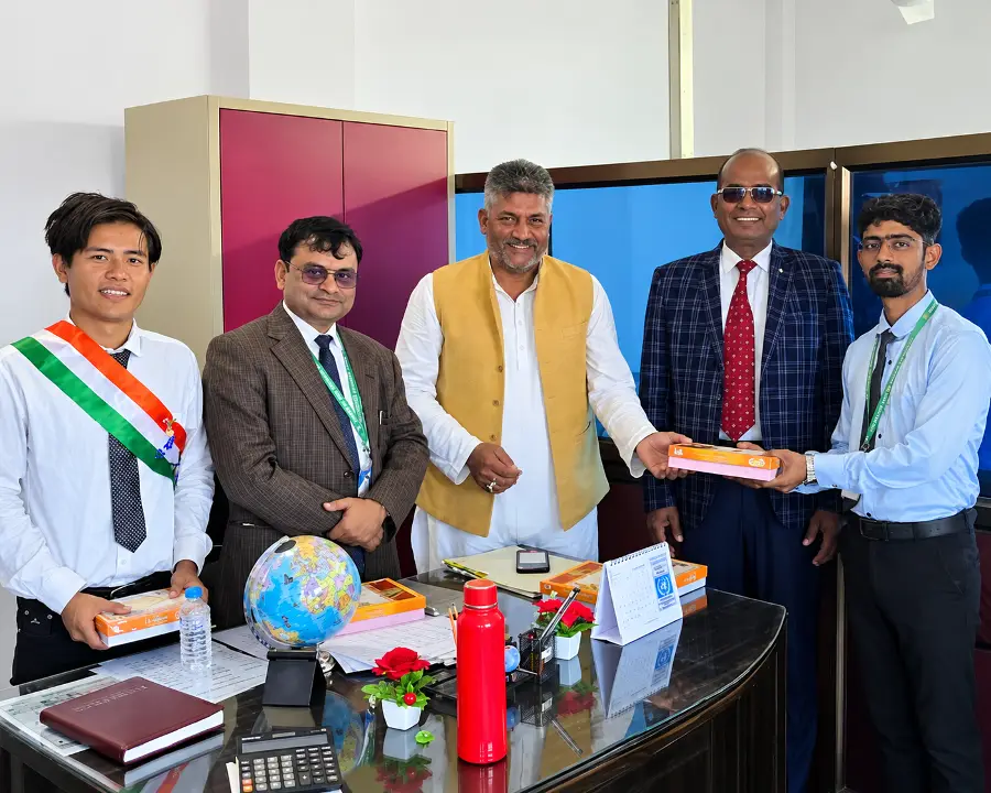 The school management team in the office